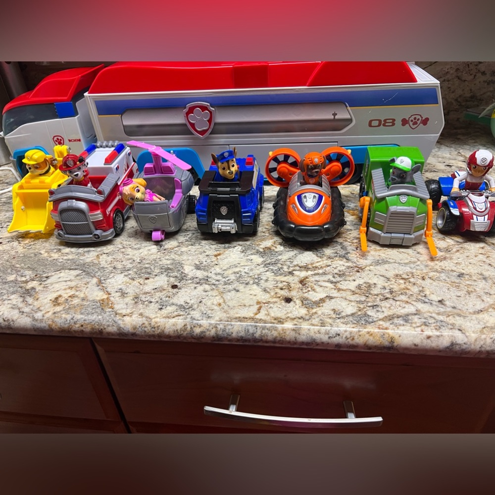 Paw Patrol deluxe set of the original 6